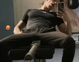 Rub him